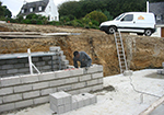 Réalisation des fondations à Neris-les-Bains